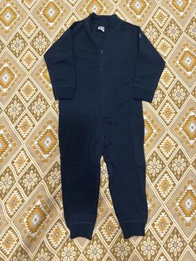 Polarn O. Pyret Thermal One-Piece Base Layer Suit | Navy | Size 1.5-2Y (92)